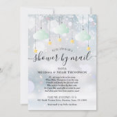 Winter Baby Shower Per Post Op Afstand Kaart (Voorkant)