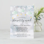 Winter Baby Shower Per Post Op Lange Afstand Kaart (Staand voorkant)