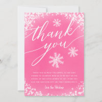 Winter Baby shower Roze sneeuw