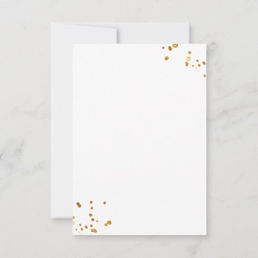 Winter baby shower rustic tree bedankkaart (Achterkant)