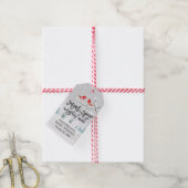 Winter Baby shower Sugar & Spice & Alles Nice Cadeaulabel (Met Touw)