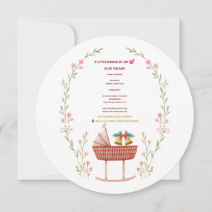 Winter Baby Shower Uitnodiging - Een Klein Bundelt