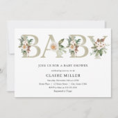 Winter Baby shower-uitnodiging Kaart (Voorkant)