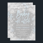 Winter Baby shower Uitnodiging Rustic Winter Showe<br><div class="desc">Uitnodiging voor winterBaby shower. 
Alle design zijn © PIXEL PERFECTION PARTY LTD</div>