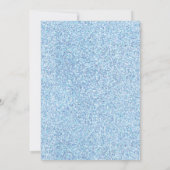 Winter Baby Shower Uitnodigingen voor een jongen (Achterkant)