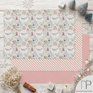 Winter Baby Shower Waslijn Inpakpapier Vel