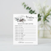 Winter Baby shower wenst Baby (Staand voorkant)