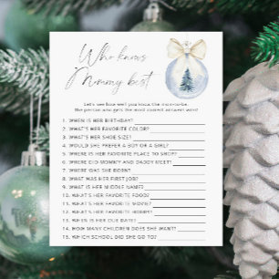 Winter baby shower Wie kent mama het beste