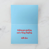 Winter Baby Verjaardag Kaart (Binnen)