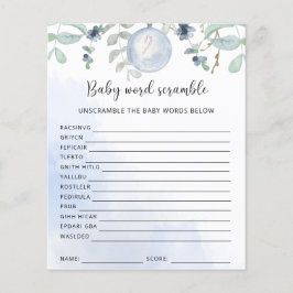 Winter Baby Word Scramble | BABY SHOWER
