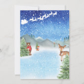 Winter Baby zijn koude Baby shower buiten Kaart (Achterkant)