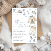 Winter Babykleding Boy Baby shower Kaart