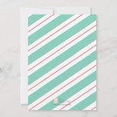 Winter Baptism Uitnodiging Sjabloon (Achterkant)