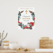 Winter Baptism welkomstteken Poster (Keuken)