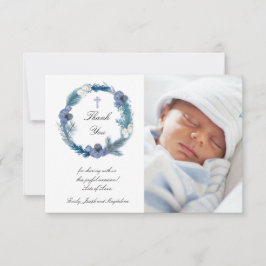 winter Baptisme dank je kaart