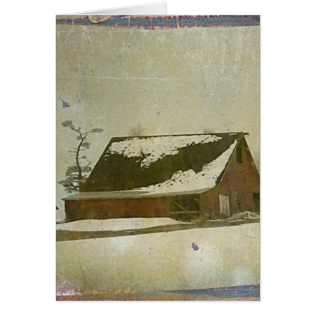 Winter Barn (Voorkant)