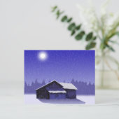 Winter Barn 2 Briefkaart (Staand voorkant)