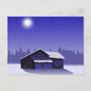 Winter Barn 2 Briefkaart