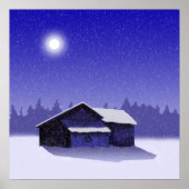 Winter Barn 2 Poster (Voorkant)