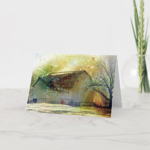 Winter Barn alle gelegenheden Kaart
