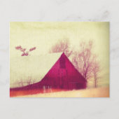 Winter Barn Briefkaart (Voorkant)