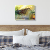 Winter Barn Canvas Afdruk (Insitu (Slaapkamer))