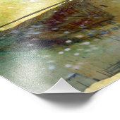 Winter Barn Foto Afdruk (Hoek)