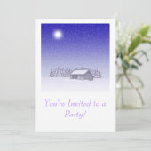 Winter Barn Kaart (Staand voorkant)