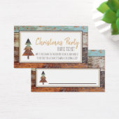 Winter Barn, kerstkaartje Visitekaartje (Bureau)