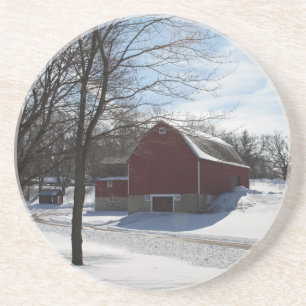Winter Barn Onderzetter