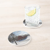 Winter Barn Onderzetter (Zijkant)