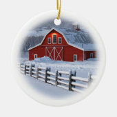 Winter Barn Ornament (Voorkant)