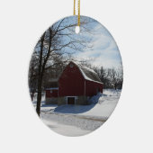 Winter Barn Ornament (Rechts)
