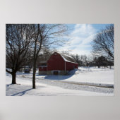 Winter Barn Poster (Voorkant)