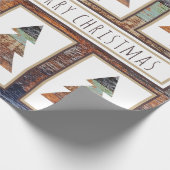 Winter Barn, pretkerst Cadeaupapier (Hoek)