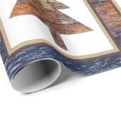 Winter Barn, pretkerst Cadeaupapier (Rol Hoek)