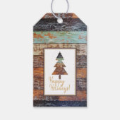 Winter Barn, Prettige feestdagen Cadeaulabel (Voorkant)