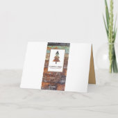 Winter Barn, Prettige feestdagen Kaart (Achterkant)