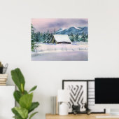WINTER BARN VAN SHARON SHARPE POSTER (Thuiskantoor)