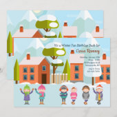 Winter Bash Uitnodiging (Voorkant / Achterkant)