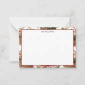 Winter Basket Photo Note Card Notitiekaartje (Voorkant)
