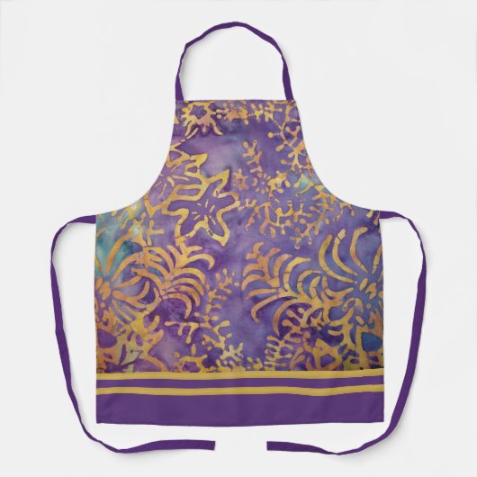 Winter Batik Schort (Voorkant)