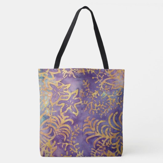 Winter Batik Tote Bag (Voorkant)