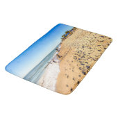 Winter Beach Scene Bath Mat (Gekanteld)
