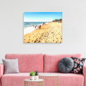 Winter Beach Scene Canvas Afdruk (Insitu (Woonkamer))