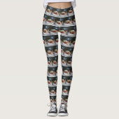 Winter Beagle Caravan Kerstavontuur Leggings (Voorkant)
