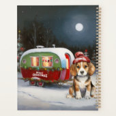 Winter Beagle Caravan Kerstavontuur Planner (Achterkant)