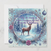 Winter Beauty Christmas Kaart (Voorkant)
