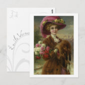 Winter Beauty - Émile Vernon Briefkaart (Voorkant / Achterkant)