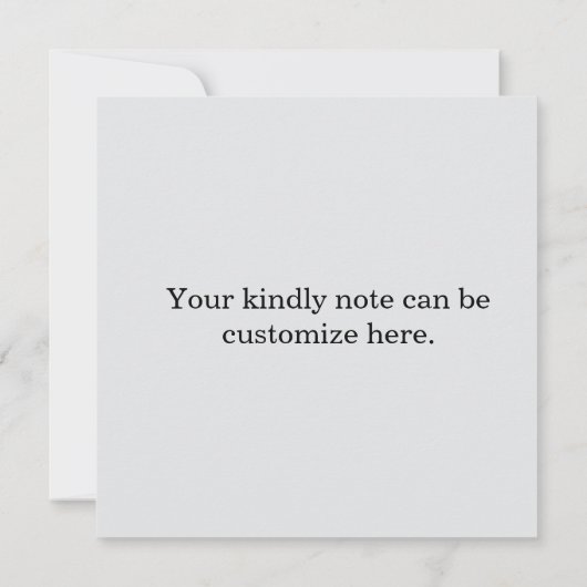 Winter Bedankt kaart (Achterkant)